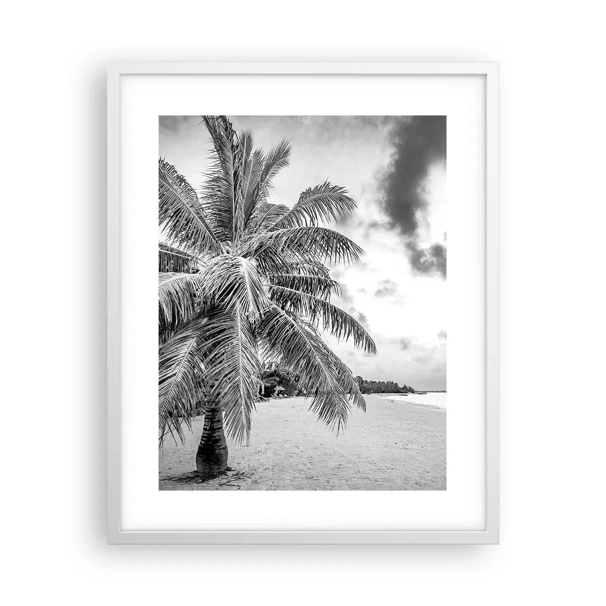 Plakat w białej ramie - Gdy tęsknisz do samotności… - 40x50 cm