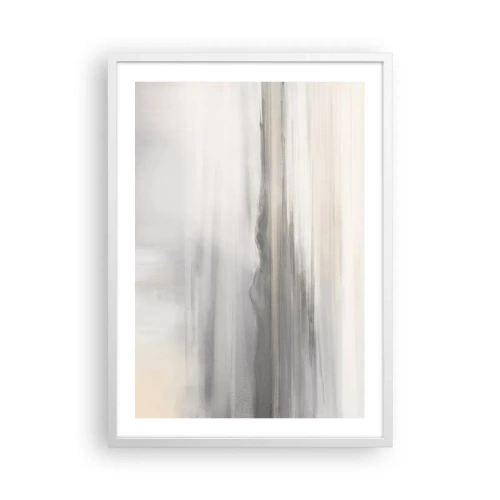 Plakat w białej ramie - Zamyślona dal - 50x70 cm
