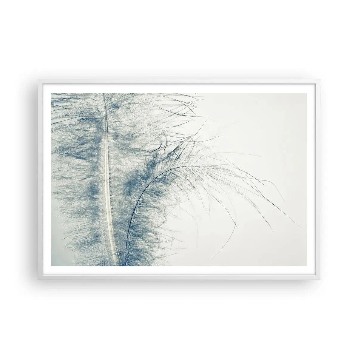 Plakat w białej ramie - Szept natury - 100x70 cm