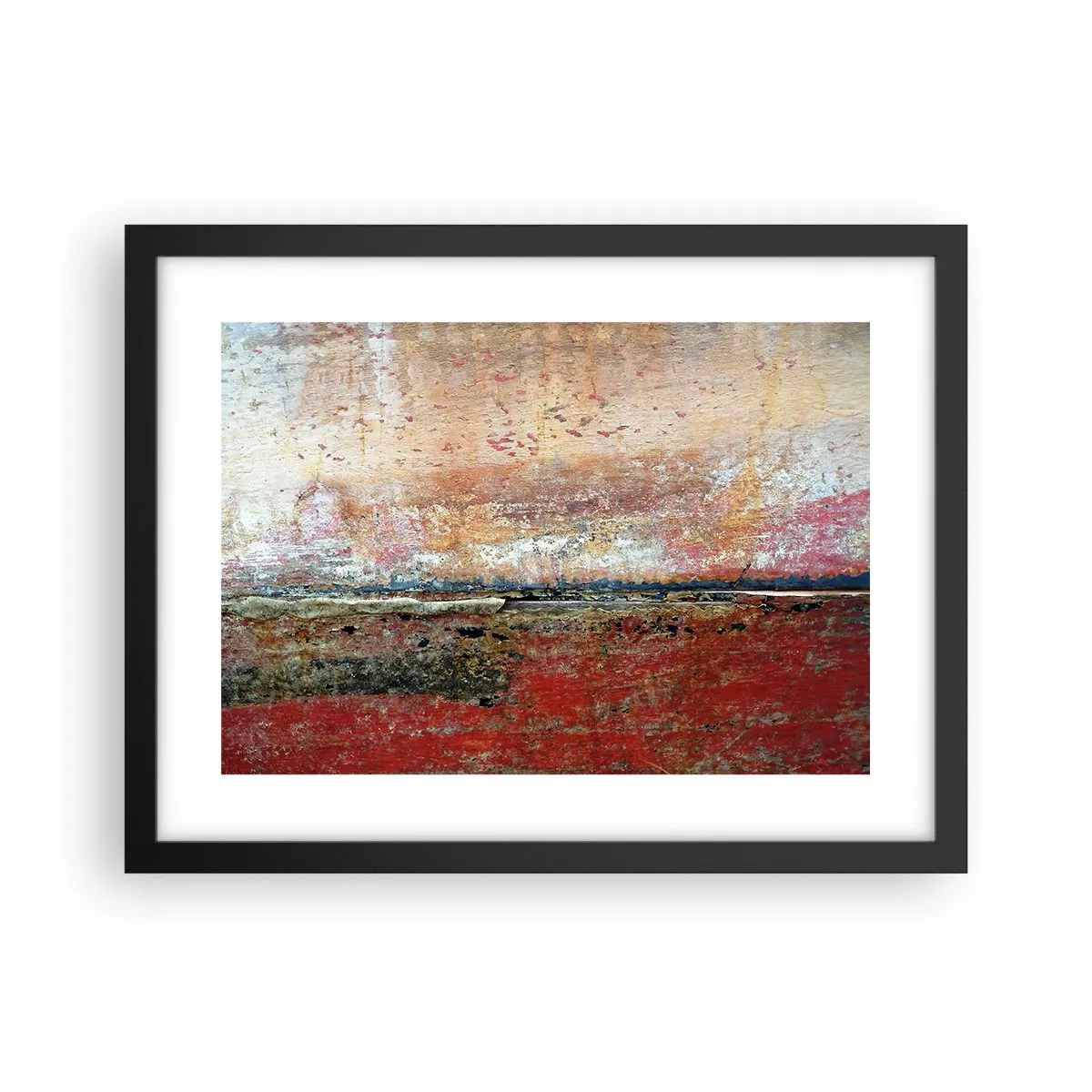 Plakat w czarnej ramie - Może to morze - 40x30 cm