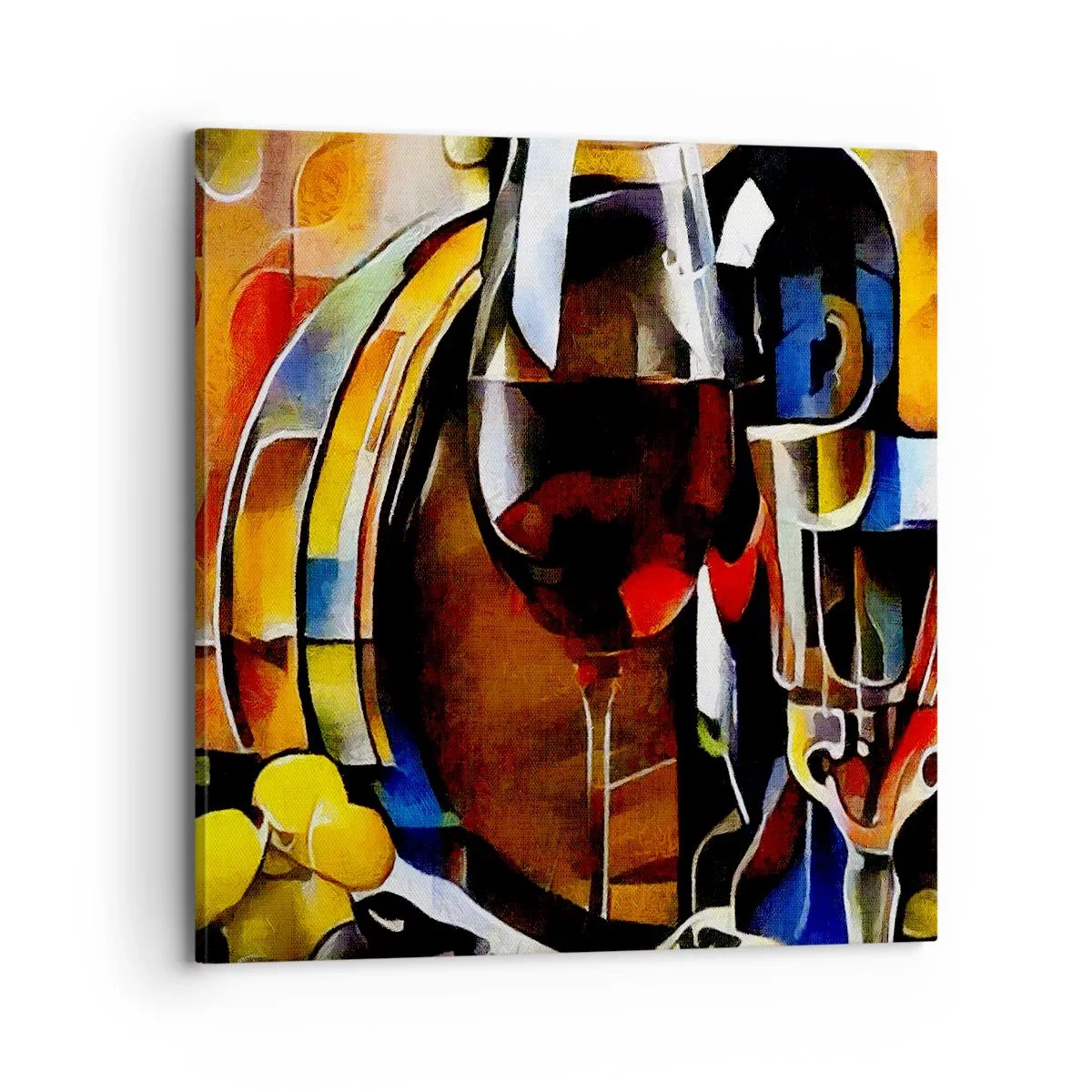 Obraz na płótnie - I świat nabiera barw - 70x70 cm