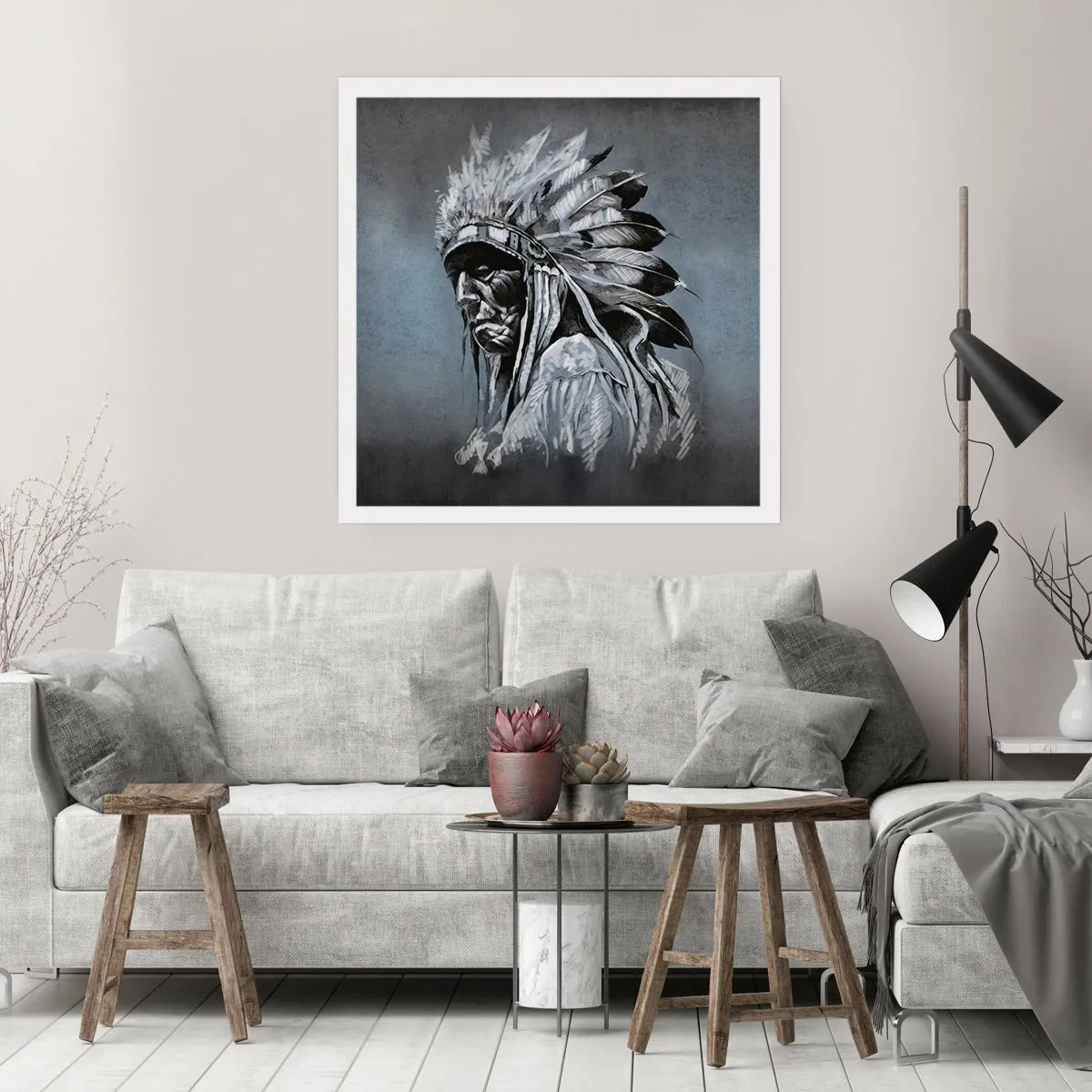 Plakat - Powrót do korzeni - 60x60 cm