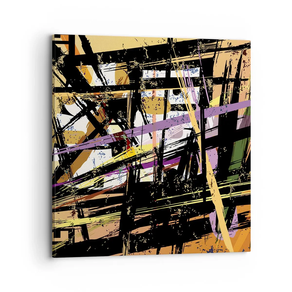 Obraz na płótnie - Ostre cięcie - 70x70 cm