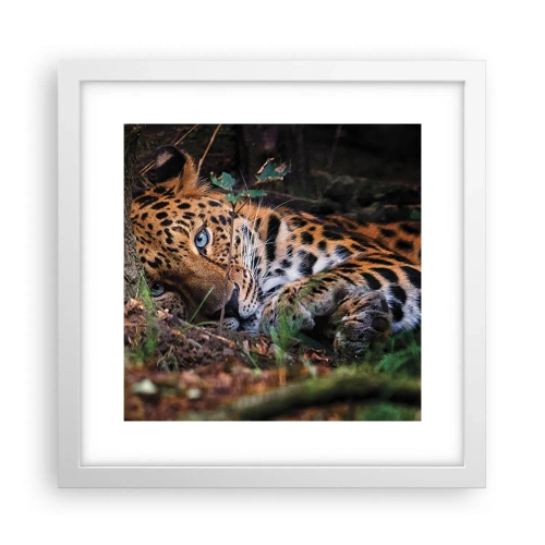 Plakat w białej ramie - Zaufaj mi - 30x30 cm