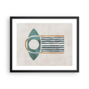 Plakat w czarnej ramie - Znaki i rytuały - 50x40 cm