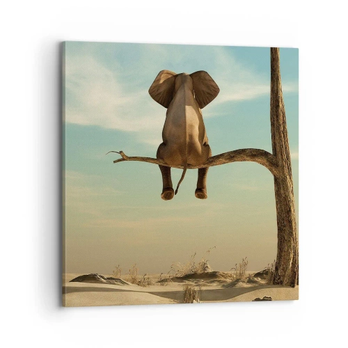 Obraz na płótnie - Nowy punkt widzenia - 70x70 cm