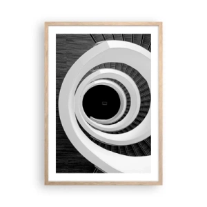 Plakat w ramie jasny dąb - Do istoty rzeczy - 50x70 cm