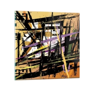 Obraz na szkle - Ostre cięcie - 30x30 cm