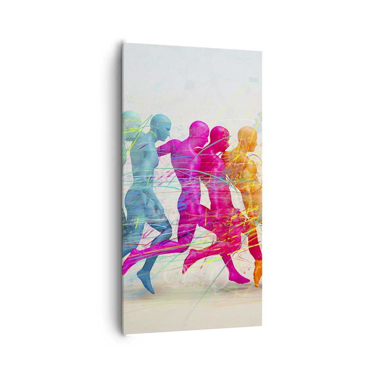 Obraz na płótnie - Harmonia ruchu - 65x120 cm