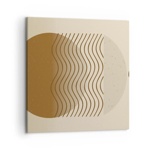 Obraz na płótnie - O pochodzeniu figur geometrycznych - 50x50 cm