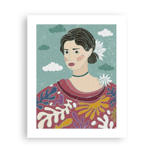 Plakat - Z melancholią w spojrzeniu - 40x50 cm