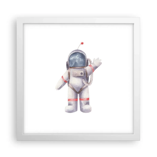 Plakat w białej ramie - To na razie! - 30x30 cm