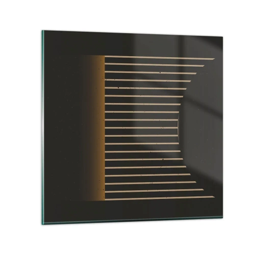 Obraz na szkle - Zbadać ciemność - 30x30 cm