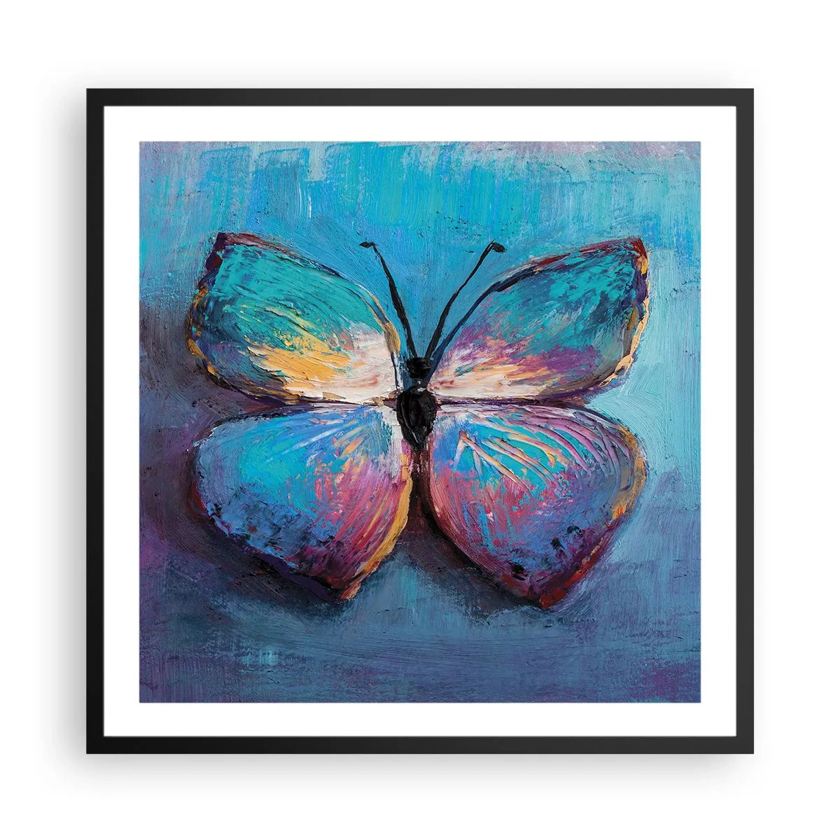 Plakat w czarnej ramie - W pełnej krasie - 60x60 cm