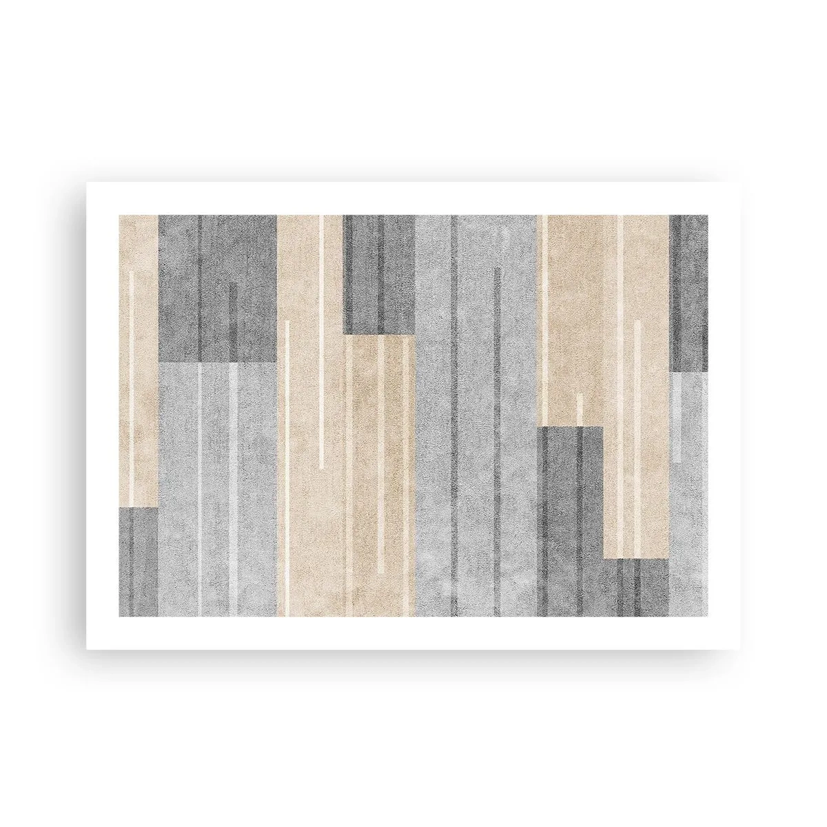 Plakat - Kompozycja: trzymać pion - 70x50 cm