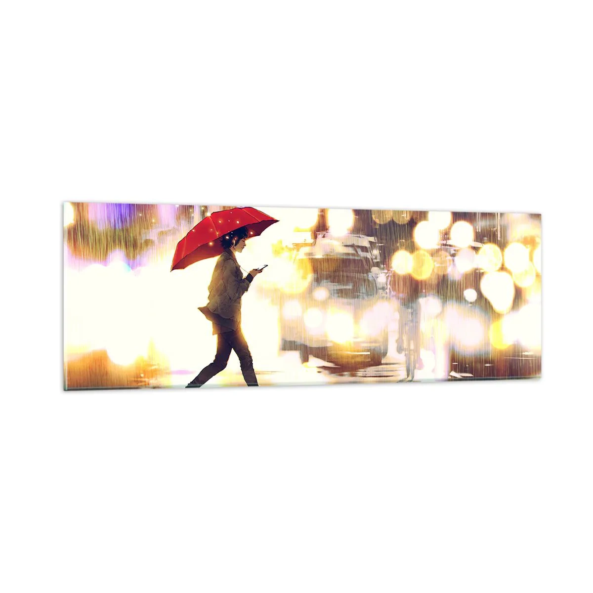 Obraz na szkle - A jednak słoneczna - 90x30 cm