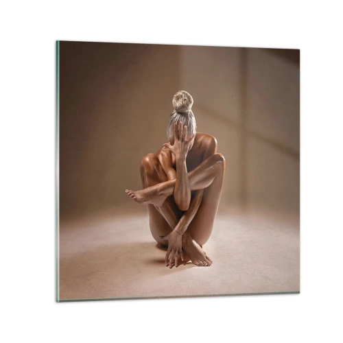 Obraz na szkle - Jedność ciała i ducha - 50x50 cm