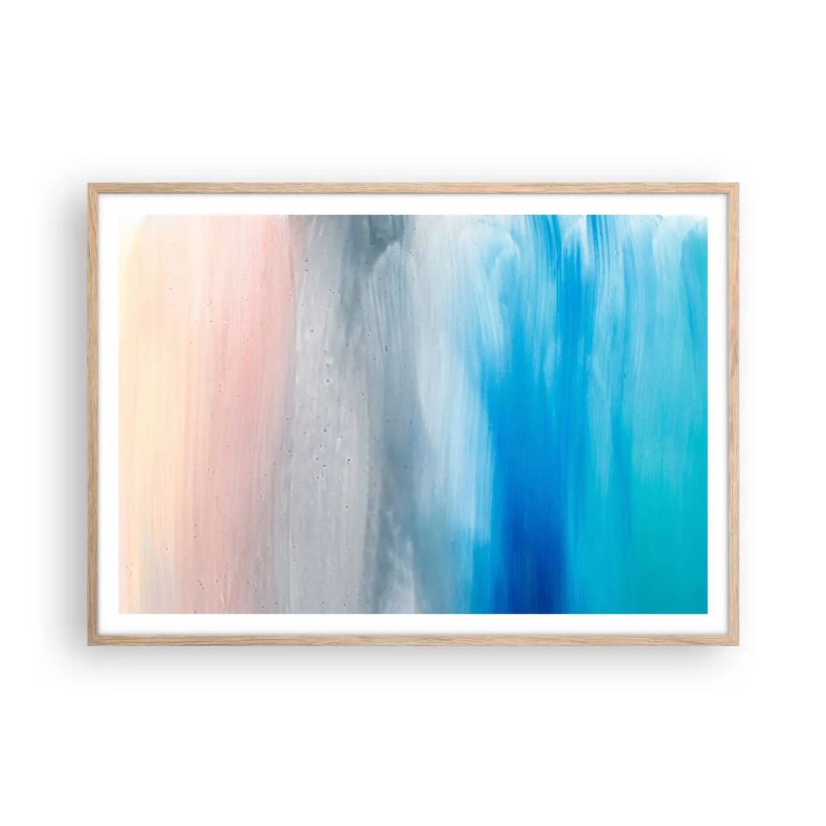 Plakat w ramie jasny dąb - Żywioły: powietrze - 100x70 cm