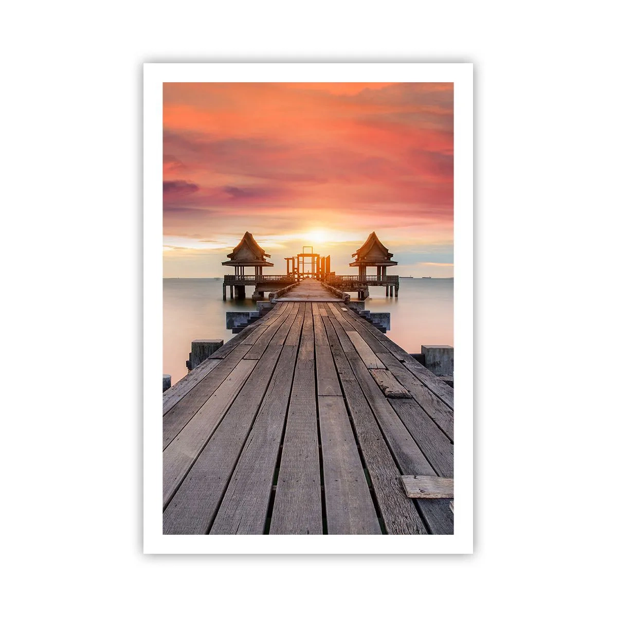 Plakat - Zachód na wschodzie - 61x91 cm