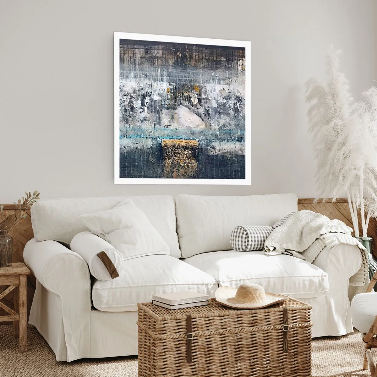 Plakat - Jak po lodzie, jak po grudzie - 40x40 cm