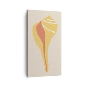 Obraz na płótnie - Abstrakcja organiczna – wzrost - 45x80 cm