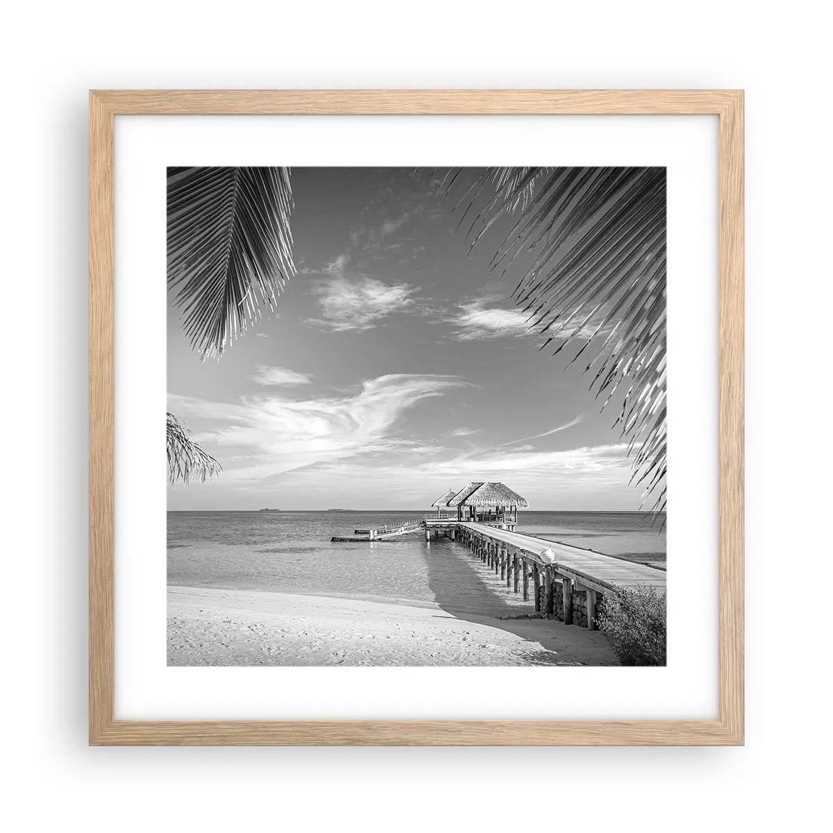 Plakat w ramie jasny dąb - Wspomnienie czy marzenie? - 40x40 cm