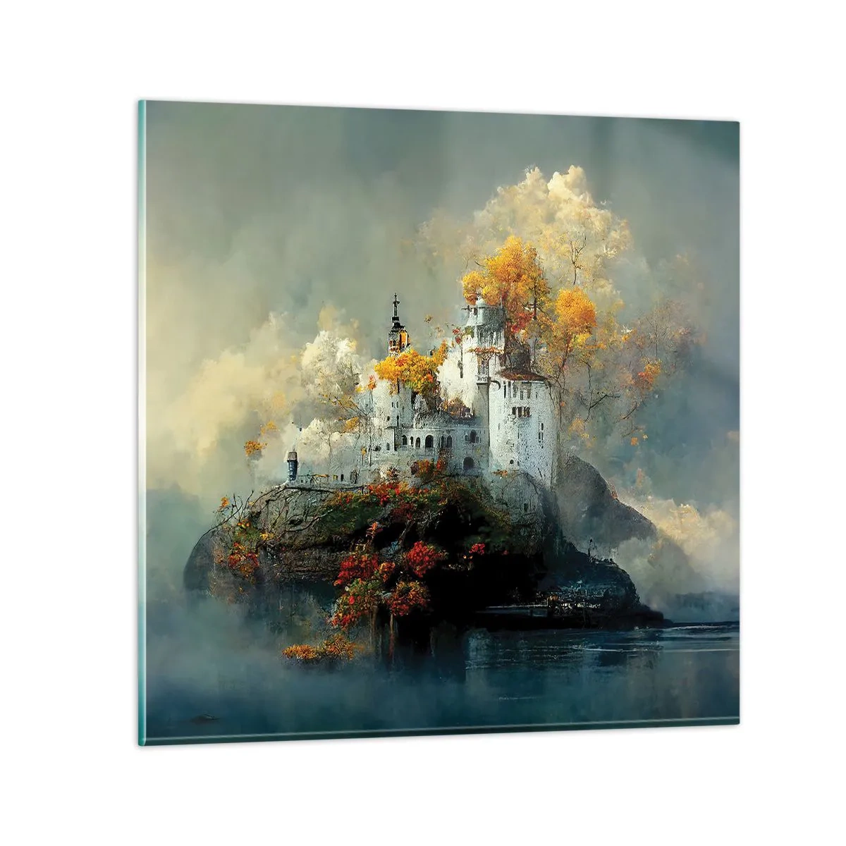 Obraz na szkle - Początek romantycznej opowieści - 70x70 cm