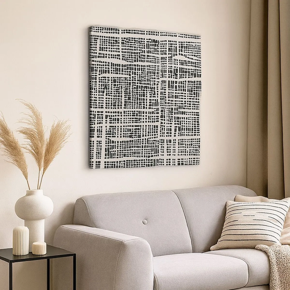 Obraz na płótnie - Kompozycja utkana - 30x30 cm