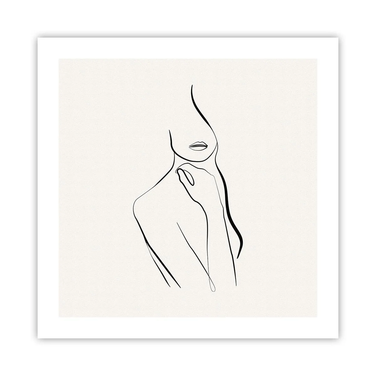 Plakat - Fala melancholii - 50x50 cm