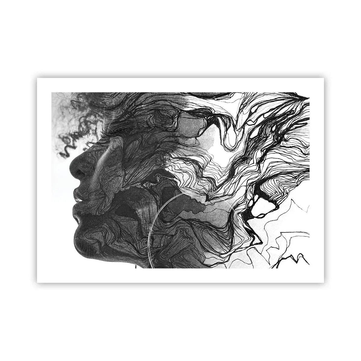 Plakat - Zaplątana w marzeniach - 70x50 cm