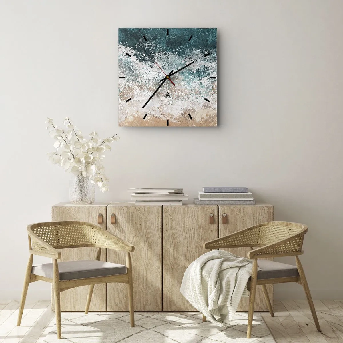 Zegar ścienny - Morskie opowieści - 30x30 cm