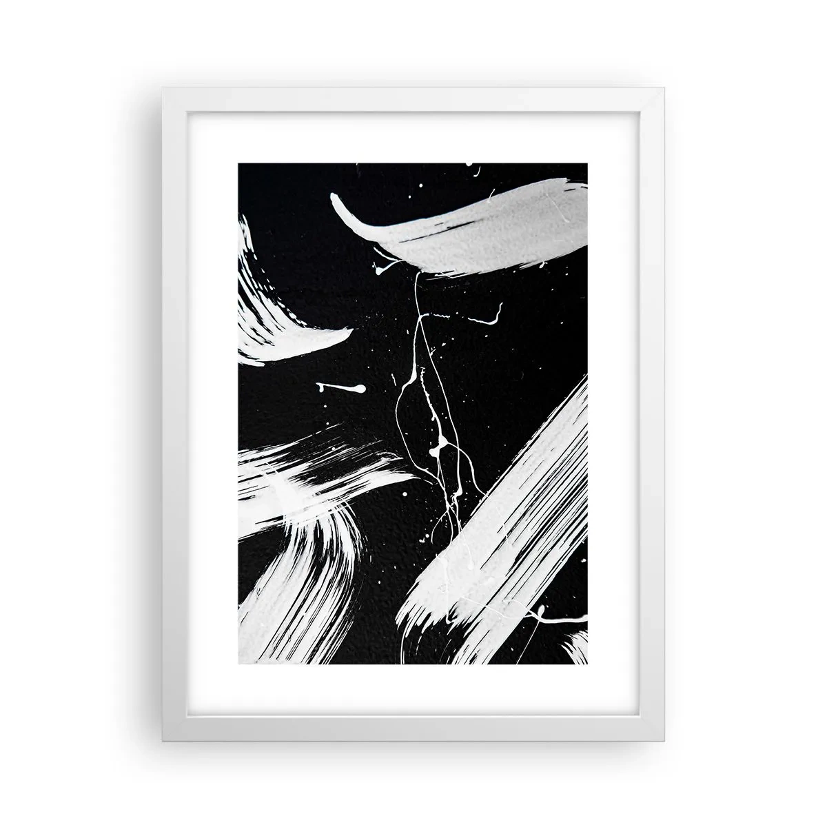 Plakat w białej ramie - Przełamać mrok - 30x40 cm