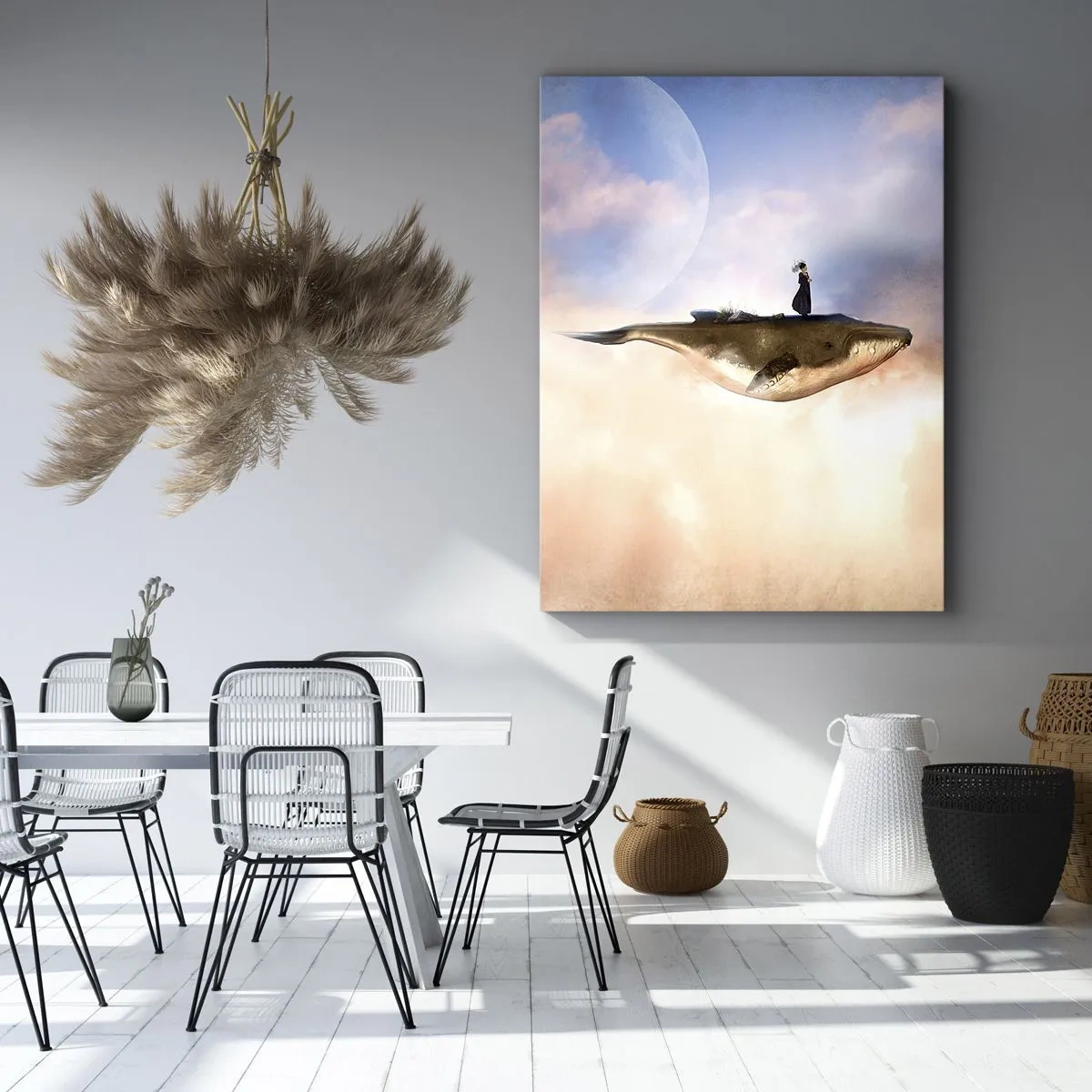 Obraz na płótnie - Nadrealna podróż - 55x100 cm