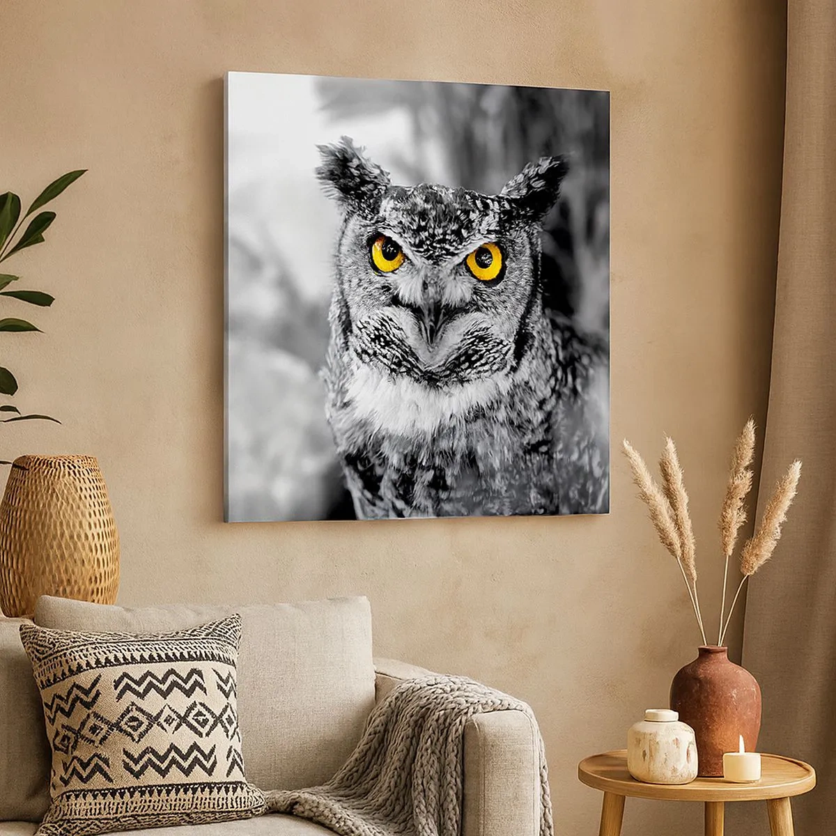 Obraz na płótnie - Nic się nie ukryje - 30x30 cm