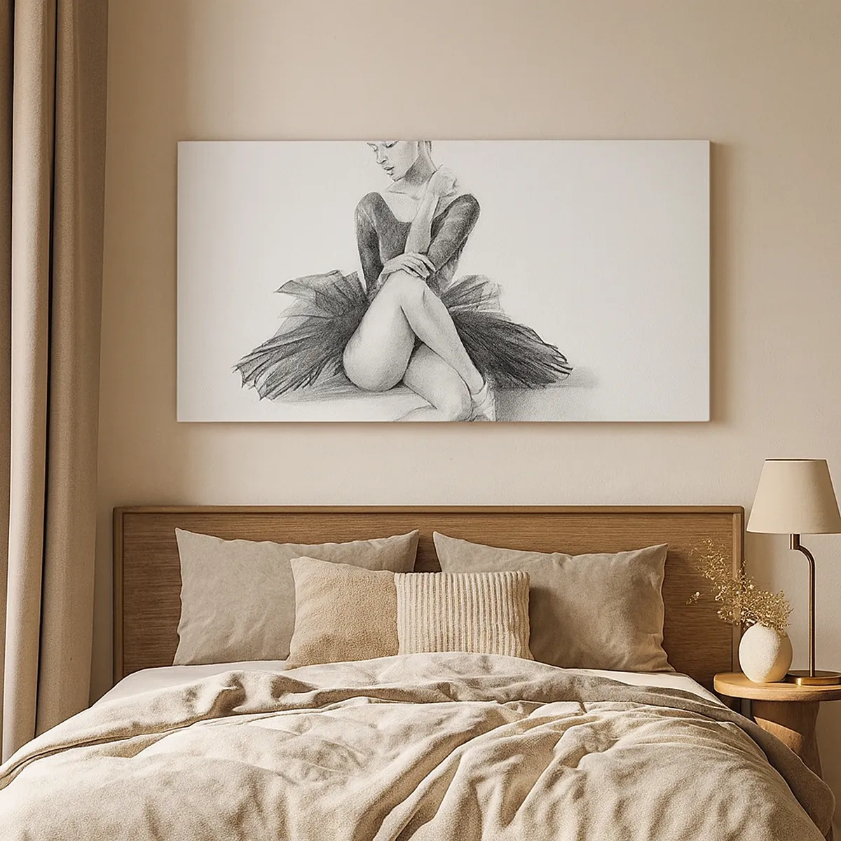 Obraz na płótnie - Zaczarowana tańcem - 30x30 cm