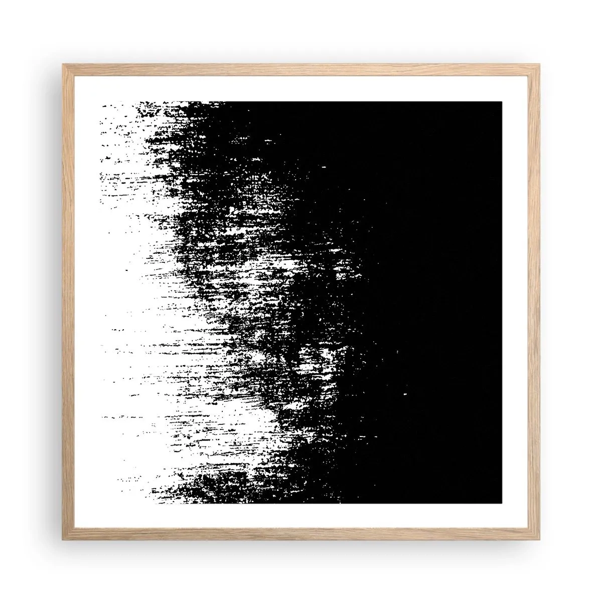 Plakat w ramie jasny dąb - I zwycięzcą jest… - 60x60 cm