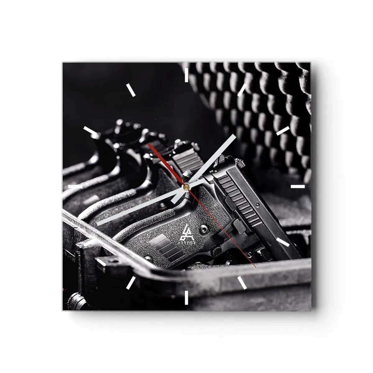 Zegar ścienny - Męski sport - 40x40 cm