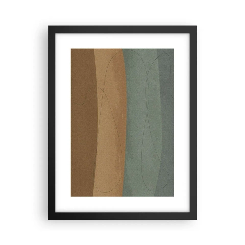 Plakat w czarnej ramie - Kompozycja horyzontalna - 30x40 cm