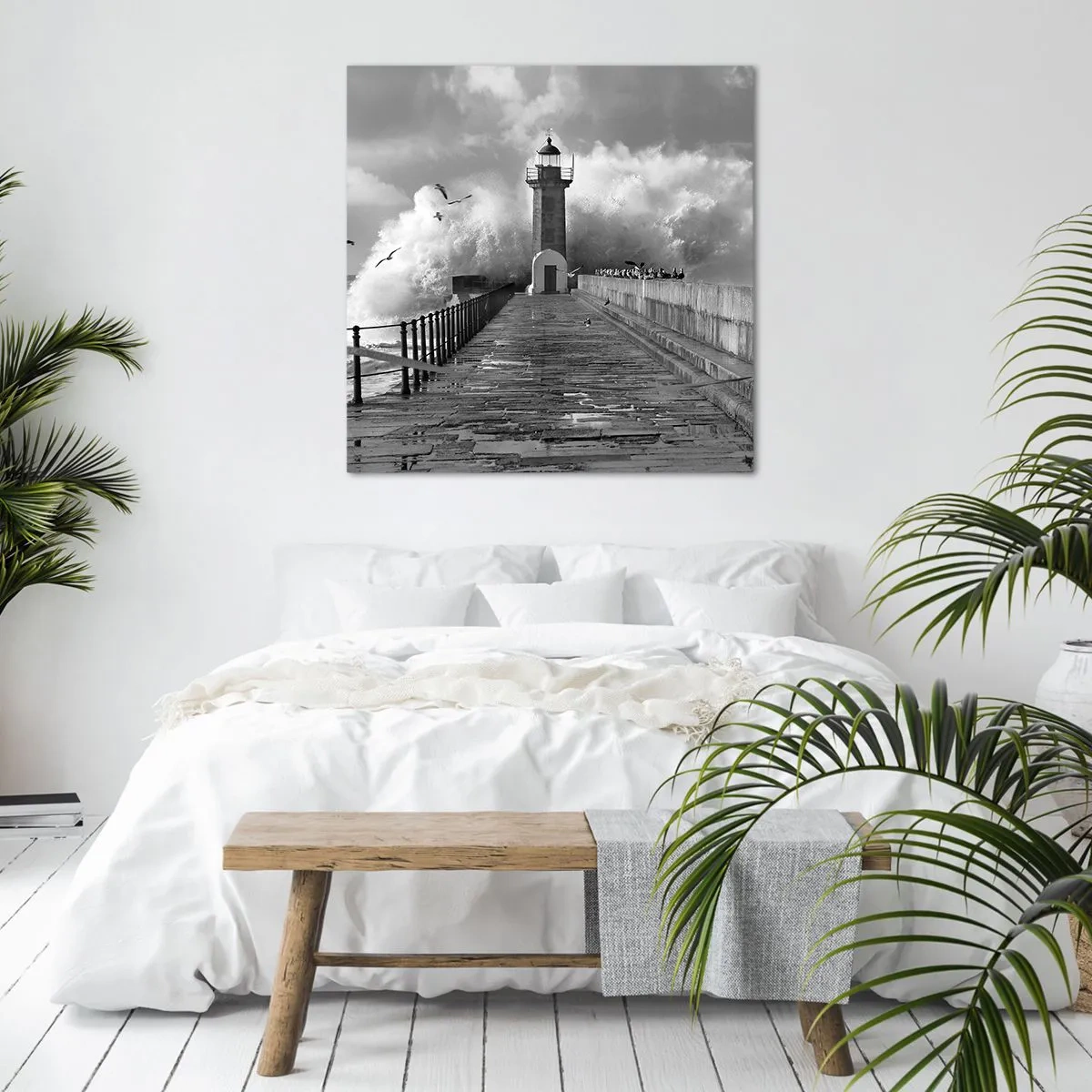 Obraz na płótnie - Nieustraszona - 60x60 cm