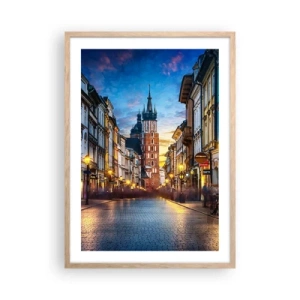 Plakat w ramie jasny dąb - Krakowski czar - 50x70 cm