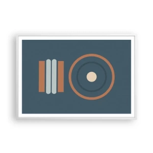 Plakat w białej ramie - Istota rzeczy - 100x70 cm