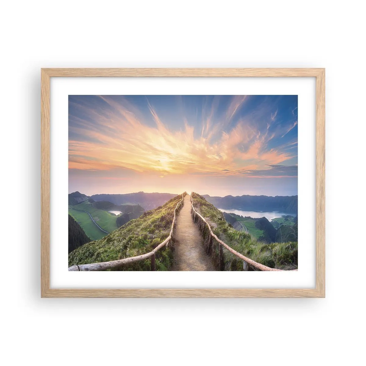 Plakat w ramie jasny dąb - Blisko nieba - 50x40 cm