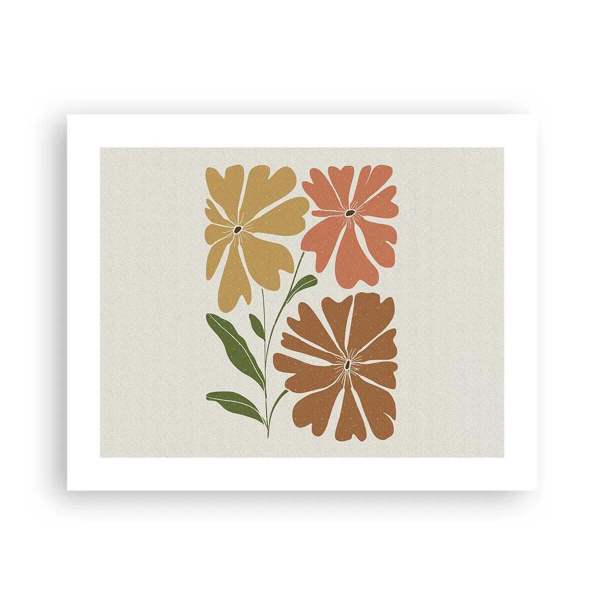 Plakat - Natura i geometria - 50x40 cm