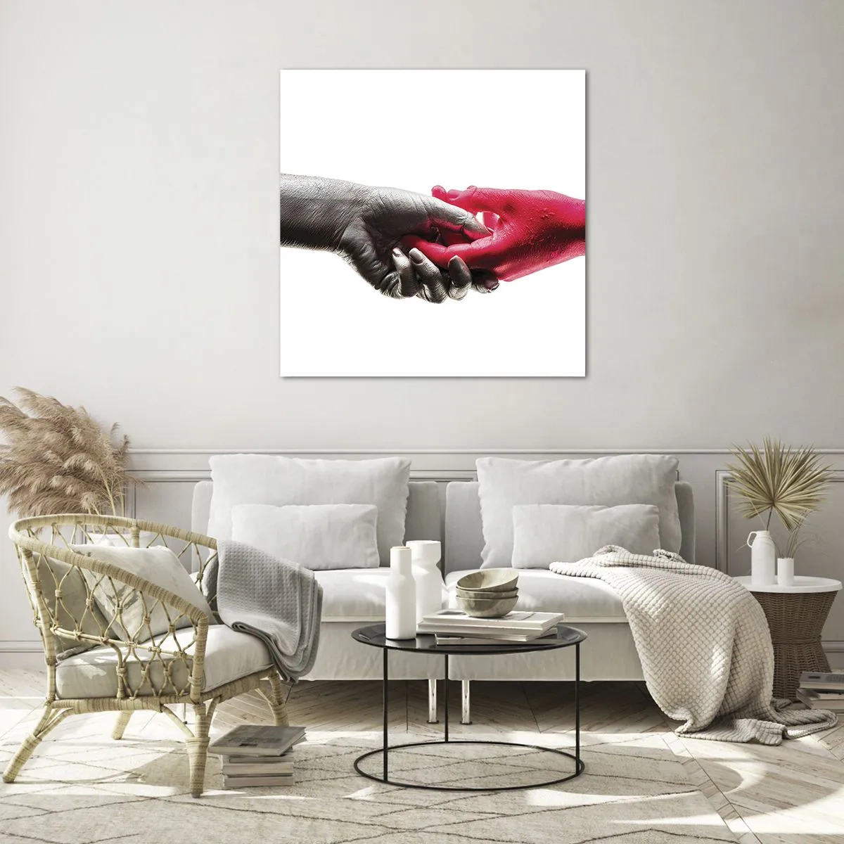 Obraz na szkle - Razem, choć inni - 50x50 cm