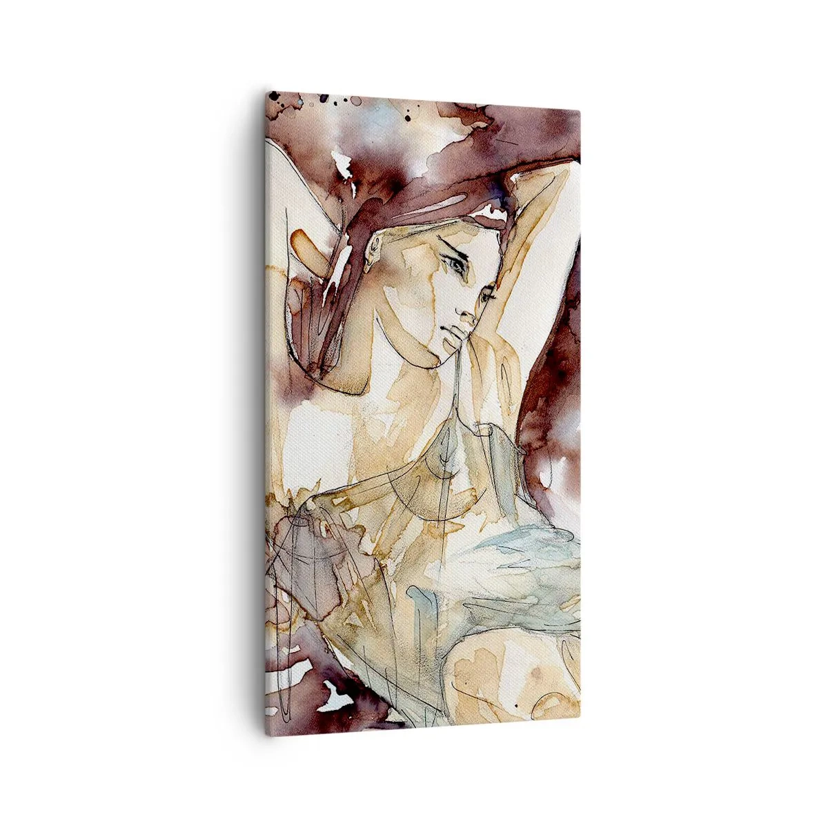 Obraz na płótnie - W nastroju lila - 55x100 cm