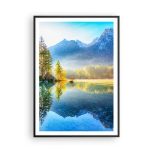 Plakat w czarnej ramie - Majestat i słodycz - 70x100 cm