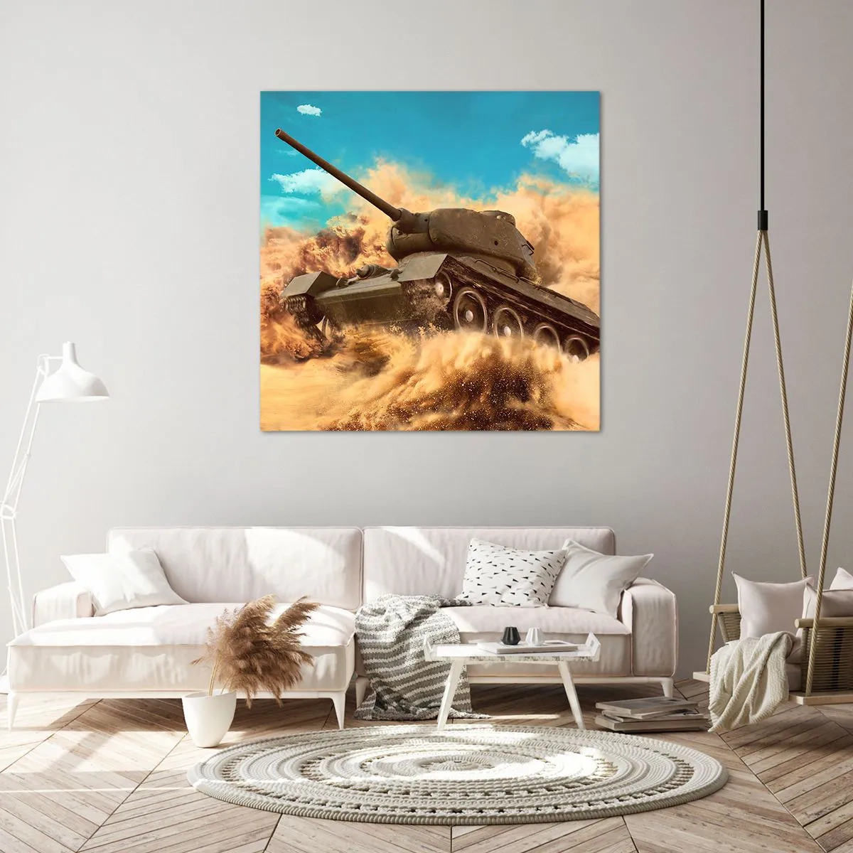 Obraz na płótnie - Nie do pokonania - 40x40 cm