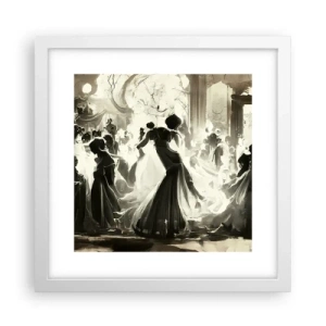 Plakat w białej ramie - Wielka maskarada - 30x30 cm