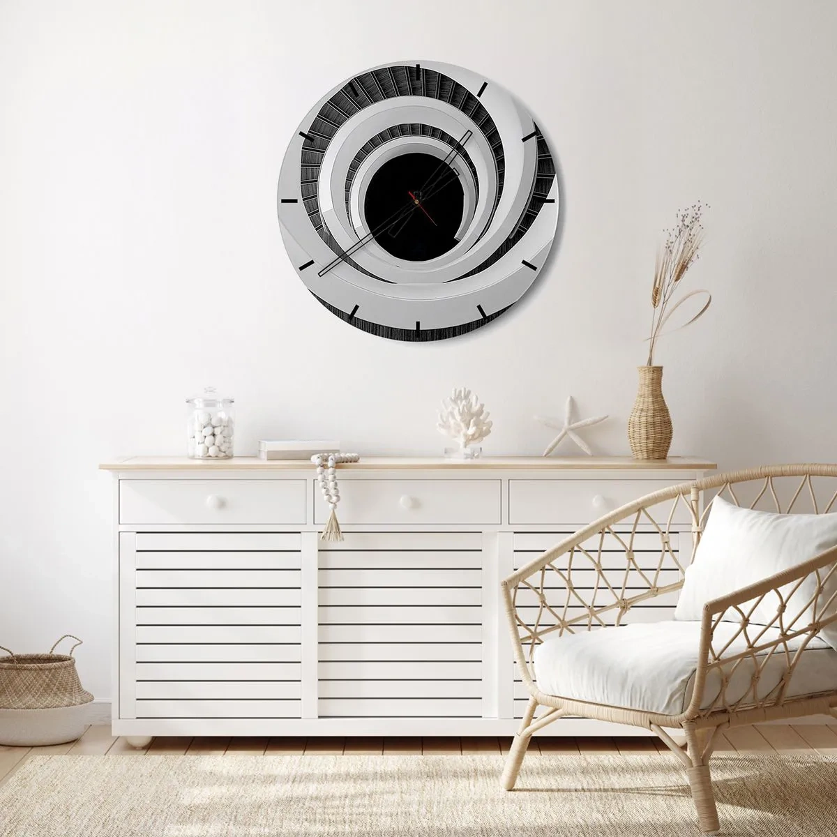 Zegar ścienny - Do istoty rzeczy - 40x40 cm