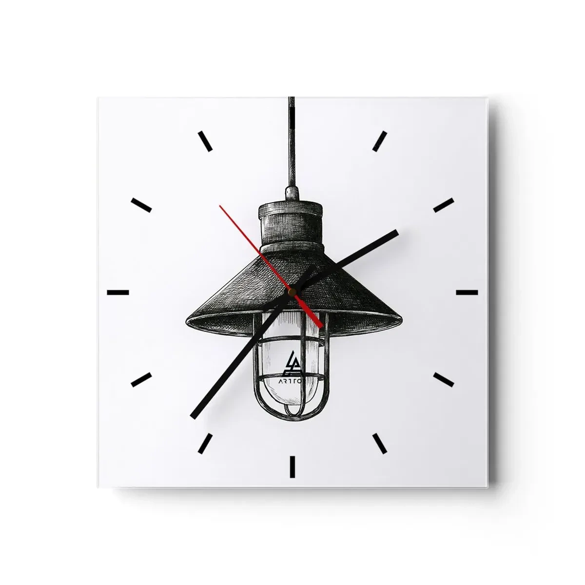 Zegar ścienny - Jak przed laty… - 40x40 cm